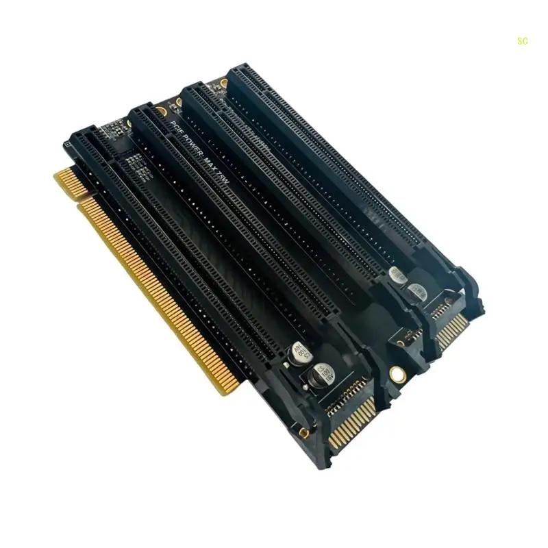 PCIe б x16  x4x4x4x4 Ȯ ī PCIE3.0 x16 1  4 Gen3  ī  Ʈ  ī PC